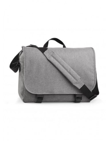BagBase BG218 - Two Tone Digital Messenger Size:39x12x31cm. 11 litres Colors:Anthracite